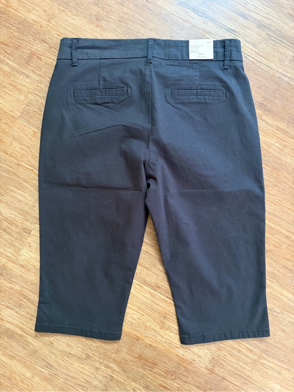 NWT Part Two Renata Capri Crop Pants, Black, Sz 40 (us 10) - Picture 8 of 9